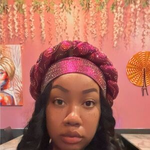 Pink Glitter Headwrap